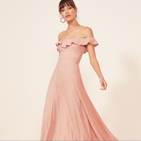 Reformation Blush Verbena Dress - Picture 4 of 11